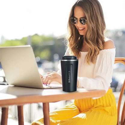 Smart 510ml Stainless Steel Coffee Tumbler with Temperature Display