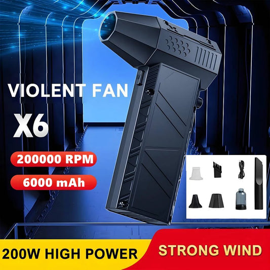 X6 Violent Fan – 200,000RPM Brushless Dust Blower